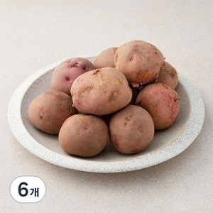 국내산 홍감자, 1kg, 6개