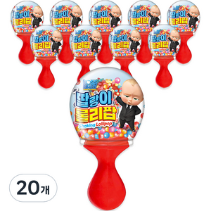 보스베이비 딸랑이 롤리팝 캔디, 30g, 20개