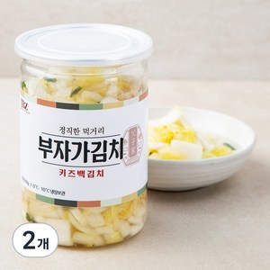 부자가김치 키즈 백김치, 800g, 2개