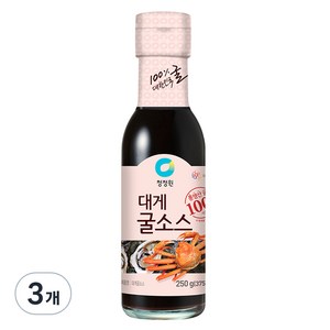 청정원 대게 굴소스, 250g, 3개