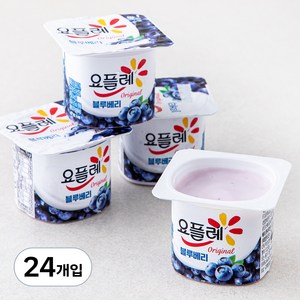 요플레 블루베리 멀티 85g, 24개입