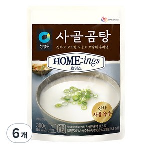 청정원 호밍스 사골곰탕, 6개, 300g