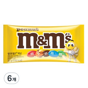 엠앤엠즈 피넛, 37g, 6개