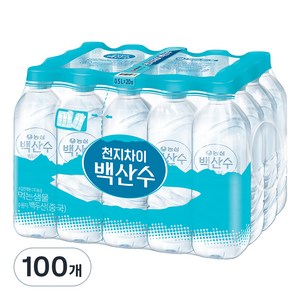 백산수 무라벨, 500ml, 100개