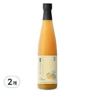 청숨 통째로 갈아만든 유자, 500ml, 2개