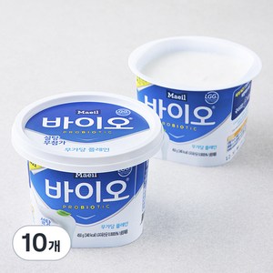 매일바이오 무가당 플레인, 450g, 10개