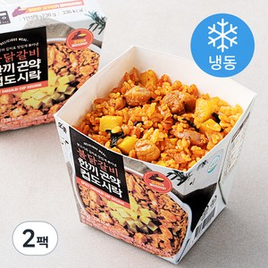 오쿡 불닭갈비 한끼 곤약 컵도시락 (냉동), 230g, 2팩