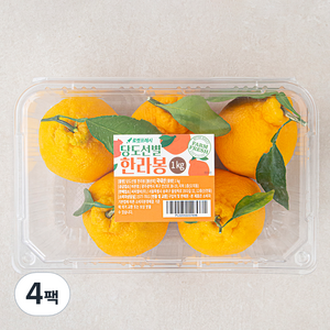 당도선별 한라봉, 1kg, 4팩