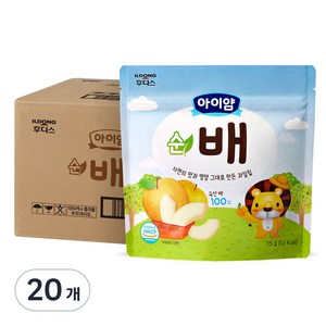 일동후디스 아이얌 동결건조 과일칩 순배, 15g, 20개