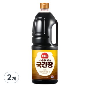 해표 국간장, 1.8L, 2개