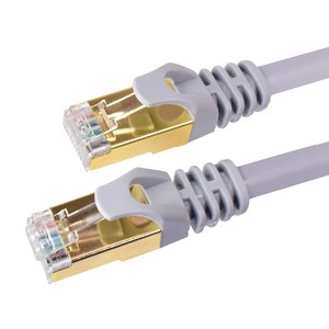 홈플래닛 게이밍용 UTP 고속 CAT.7 10Gbps 인터넷 랜케이블, 2m, 그레이, 1개