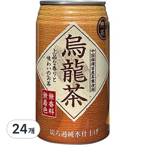 토미나가 고베 사보 우롱차 캔, 340ml, 1개입, 24개