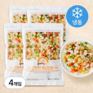 곰곰 간편한 볶음밥용 채소, 500g, 4개입