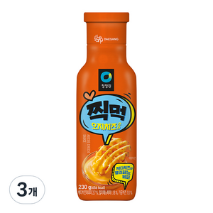 청정원 찍먹 오지치즈소스, 230g, 3개