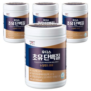 일동후디스 초유단백질 뉴질랜드 초유, 280g, 4개