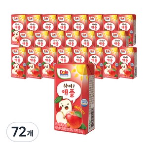 돌 하이 애플 주스, 120ml, 72개