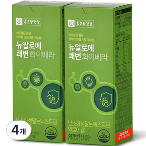 종근당건강 뉴알로에 쾌변 화이베라 14p, 280g, 4개