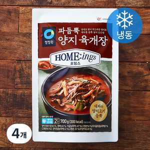 호밍스 파듬뿍 양지 육개장 (냉동), 700g, 4개