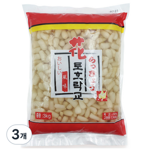 토호식품 락교 파우치, 3kg, 3개