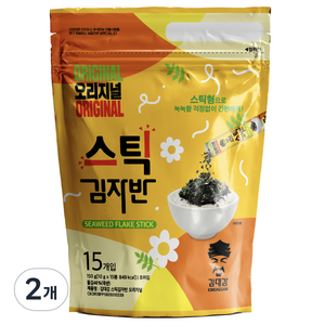 김대감 스틱 김자반 오리지널 15p, 150g, 2개