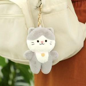 모찌타운 꾹꾹이 삼총사 인형 키링, 18cm, 고등어, 1개
