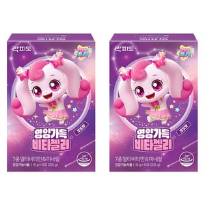 락피도 영양가득 비타젤리 15p, 225g, 2개