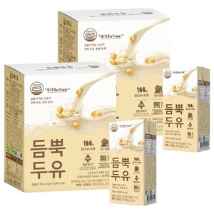 유기농마루 듬뿍두유, 190ml, 32개
