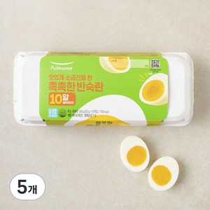 풀무원 목초 촉촉한 반숙란 500g, 10구, 5개