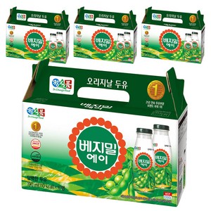 베지밀 담백한 베지밀 에이 두유, 40개, 190ml