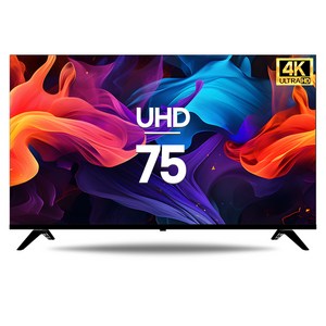 시티브 4K UHD LED TV, 191cm(76인치), PA750HDR10 NEW, 벽걸이형, 방문설치