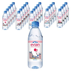 에비앙 미네랄워터, 500ml, 24개