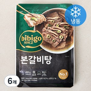 비비고 본갈비탕 1인분 (냉동), 6개, 400g