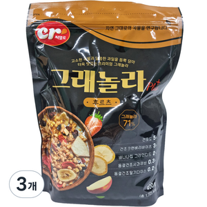 씨알로 그래놀라 후르츠, 3개, 400g