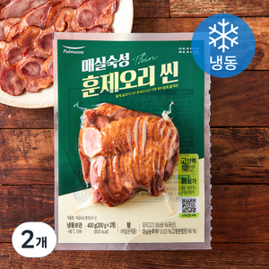 풀무원 매실 숙성 훈제오리 (냉동), 400g, 2개