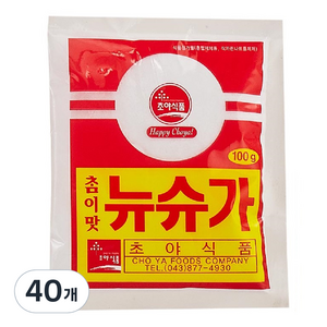 초야식품 참이맛 뉴슈가, 100g, 40개