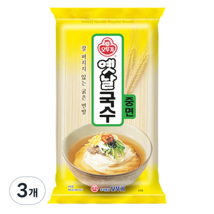 오뚜기옛날 국수 중면, 900g, 3개