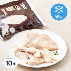 다즐샵 스팀 통 닭가슴살 그릴맛 (냉동), 100g, 10개