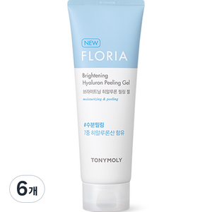 토니모리 플로리아 브라이트닝 히알루론 필링 젤, 170ml, 6개