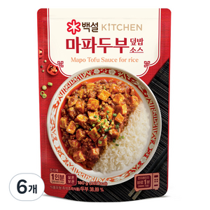 백설 마파두부 덮밥소스, 6개, 180g