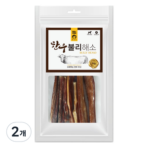 펫러닝 강아지 한우 불리해소 간식, 소고기, 30g, 2개