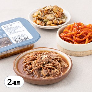 맛다린 소고기장조림 140g + 진미채 90g + 호두멸치조림 90g 밑반찬 3종 A세트, 2세트