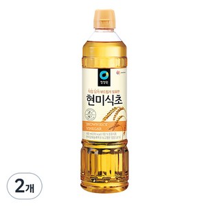 청정원 현미식초, 900ml, 2개