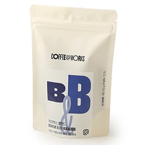 커피앳웍스 블랙앤블루 원두, 100g, 1개, 홀빈(분쇄안함)
