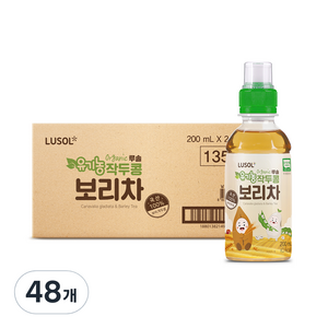 루솔 유기농 작두콩 보리차 200ml x 24p, 1개, 48개