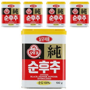 오뚜기 순후추, 100g, 5개