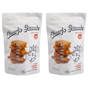 우리간식 지미스그래놀라 오리지널 그래놀라 시리얼, 150g, 2개