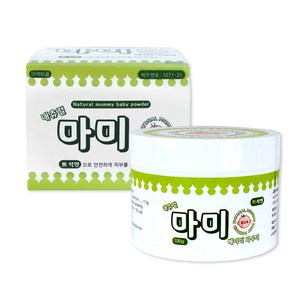 내츄럴마미 베이비 파우더 무석면 땀띠방지, 100g, 1개