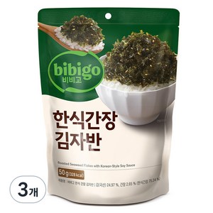 비비고 한식간장 김자반, 50g, 3개