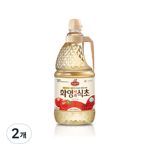 대상 쉐프원 화영 사과 식초, 1.8L, 2개