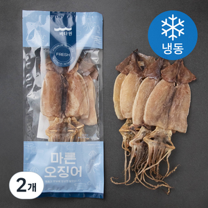 바다원 마른오징어 (냉동), 210g(3마리), 2개